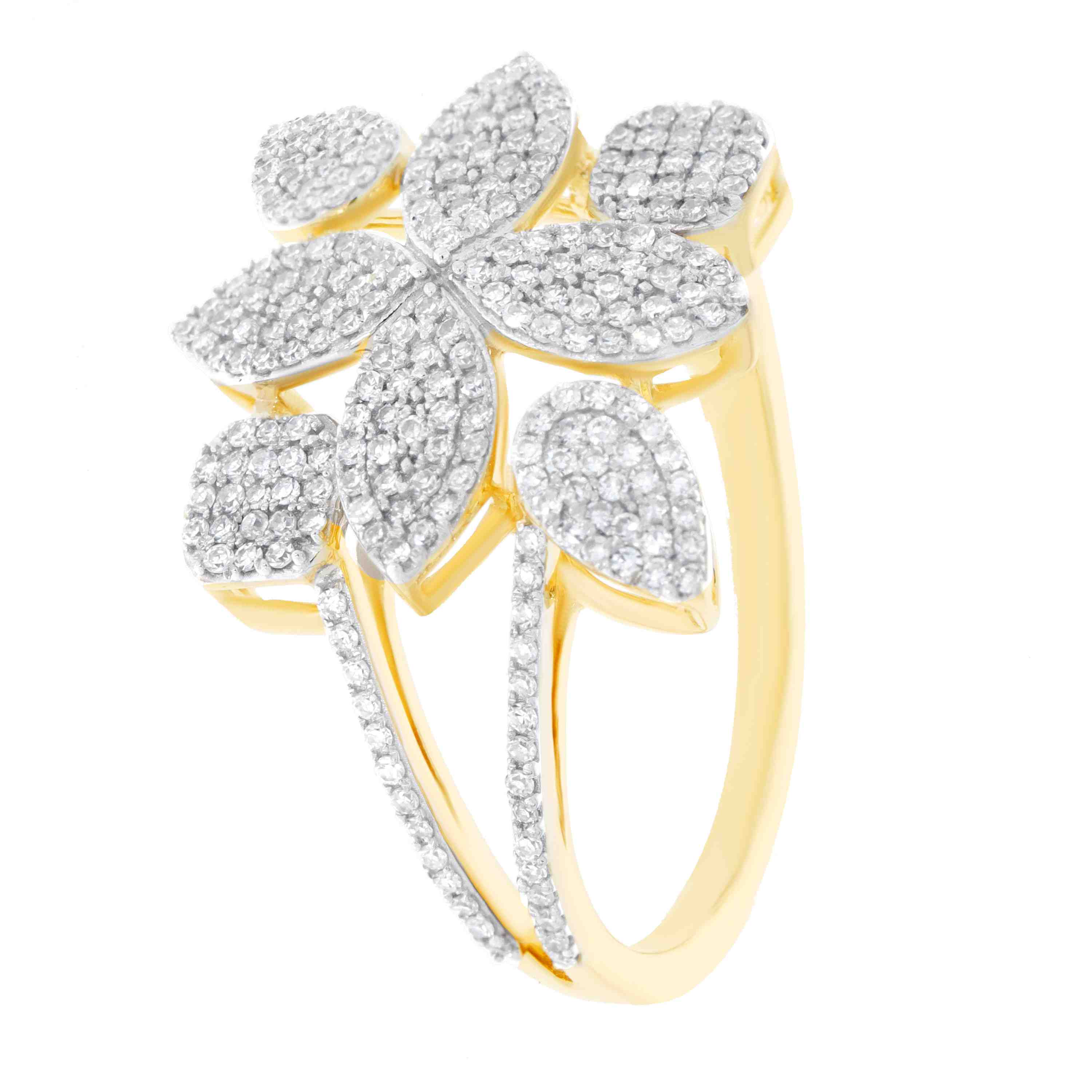 Flower Wrap Engagement Ring LR11765A